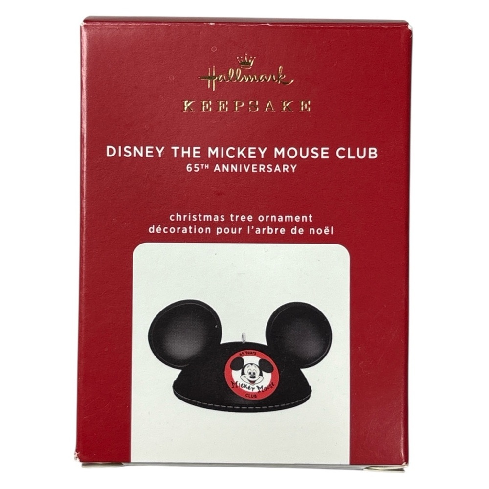 Hallmark Mickey Mouse Club EARS Disney Keepsake 65th Anniversary 2020 Sound NEW